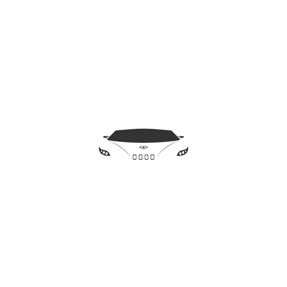 Ilustración de vector de logotipo de coche