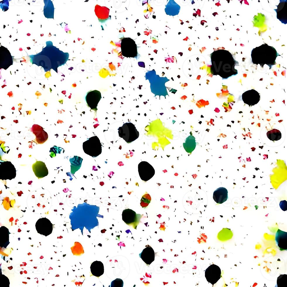Abstract colorful background with splashes. Textured grunge seamless pattern. photo