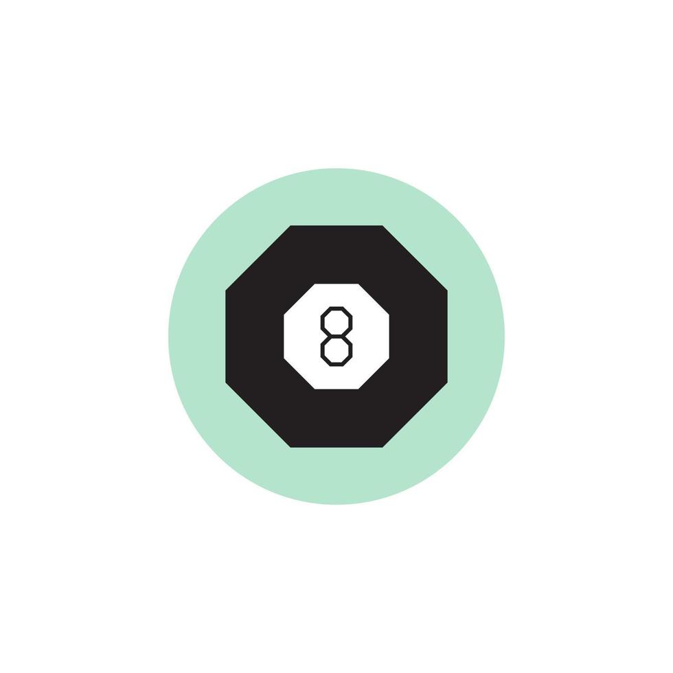 8 ball vector for website symbol icon presentation