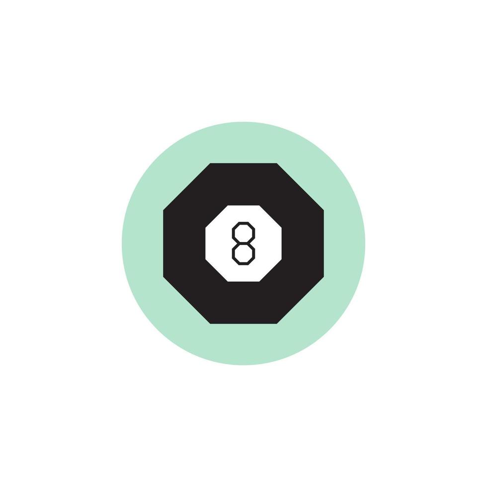 8 ball vector for website symbol icon presentation