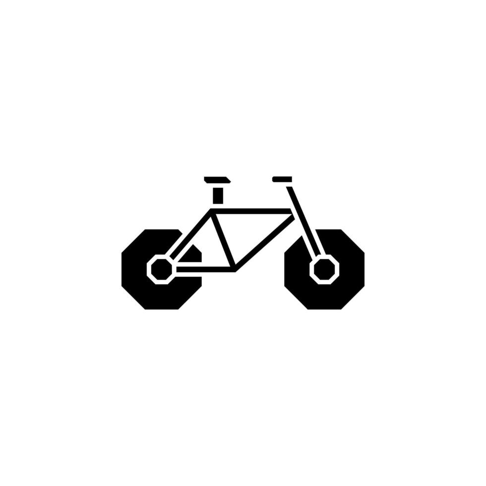 vector de icono de bicicleta para presentación de icono de símbolo de sitio web