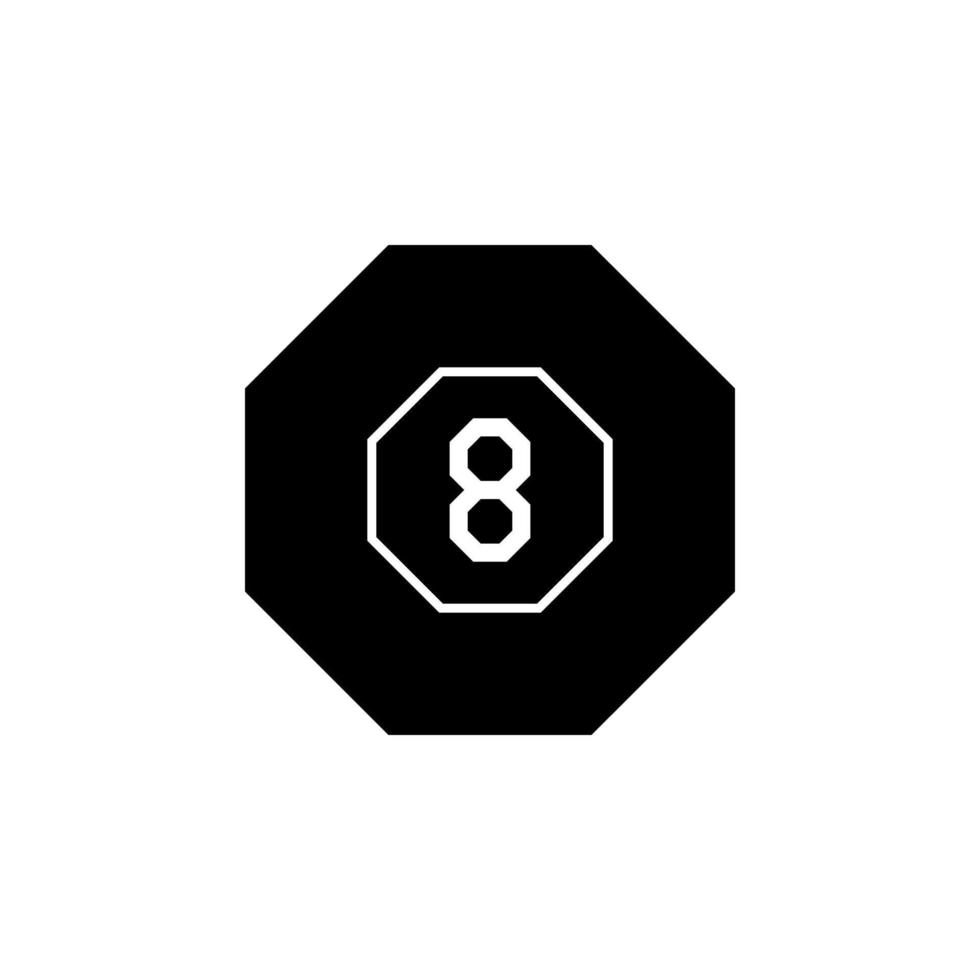 8 ball vector for website symbol icon presentation