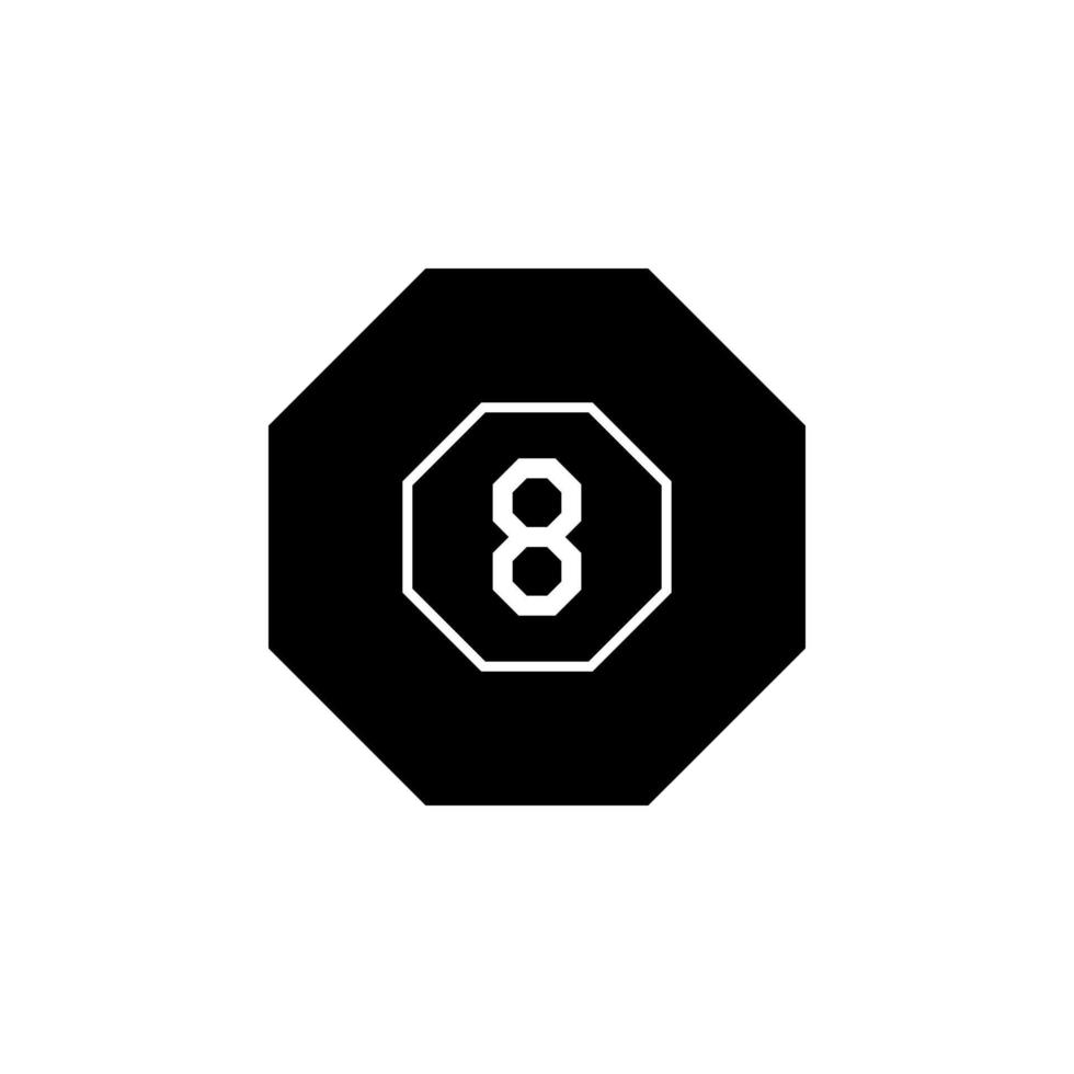 8 ball vector for website symbol icon presentation