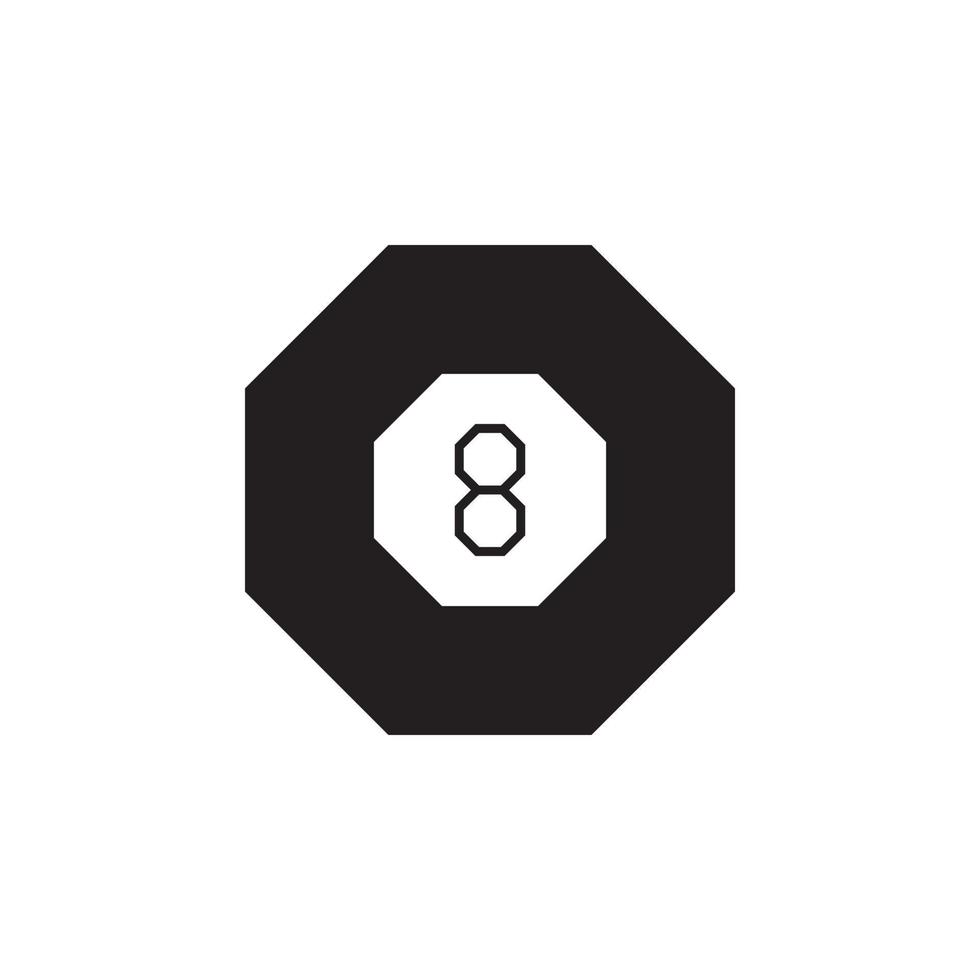8 ball vector for website symbol icon presentation
