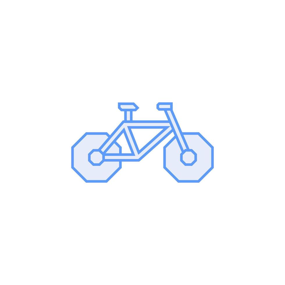 vector de icono de bicicleta para presentación de icono de símbolo de sitio web