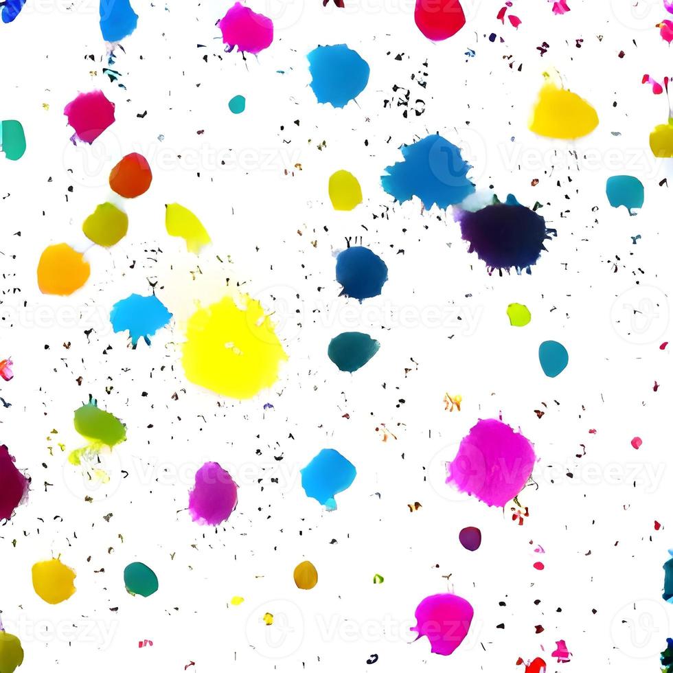 Seamless pattern from color splashes and smudges. Fashion camouflage. photo