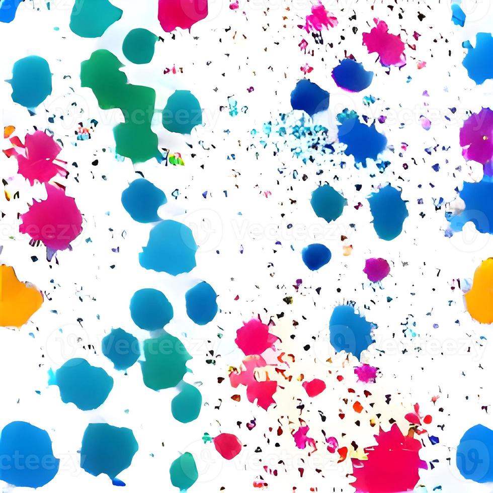 Abstract colorful background with splashes. Textured grunge seamless pattern. photo