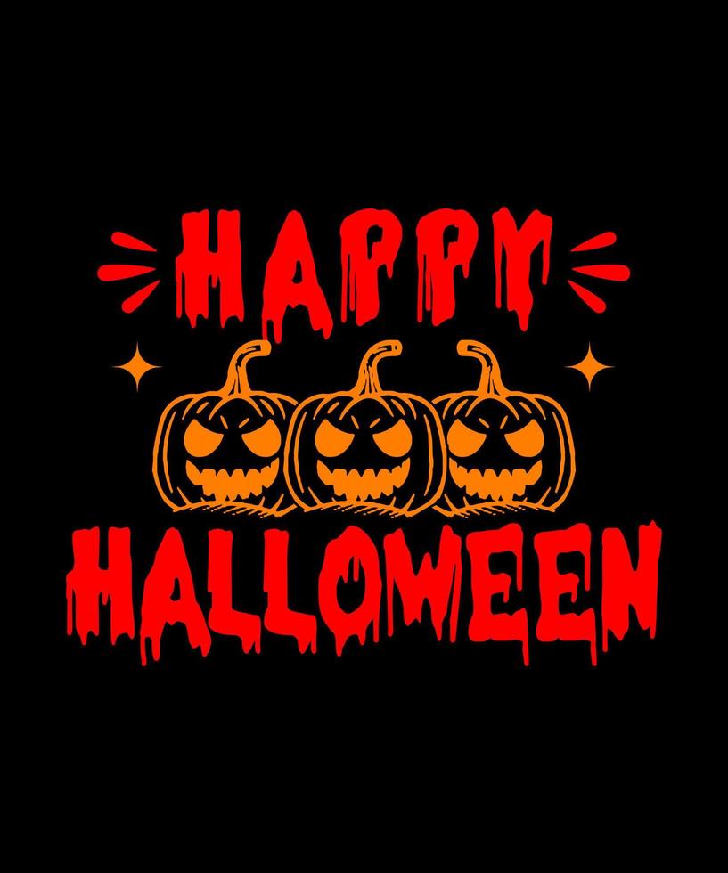 Halloween illustration halloween quotes design vector