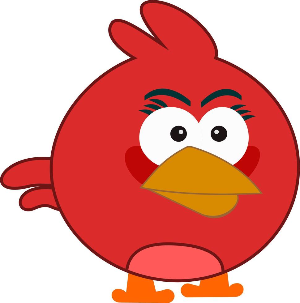 Angry Bird Character vector