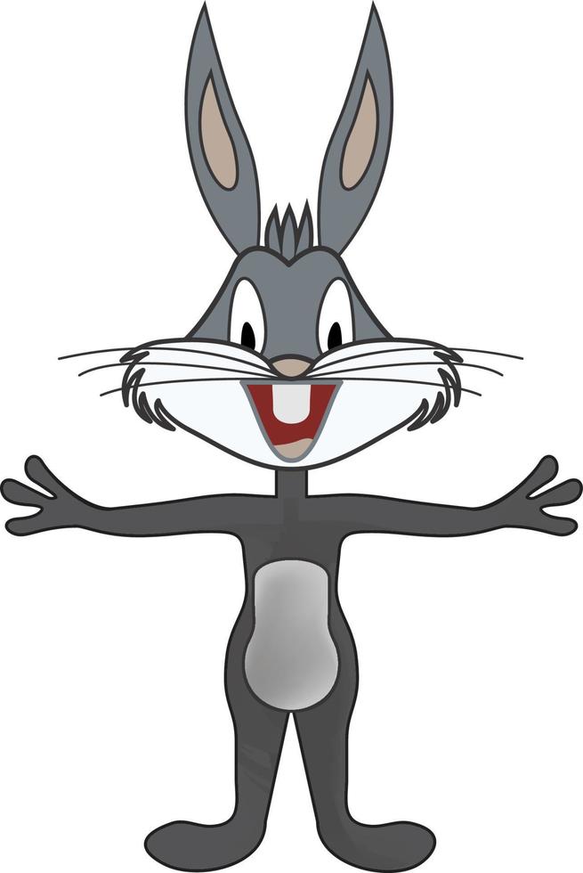 personaje de bugs bunny vector