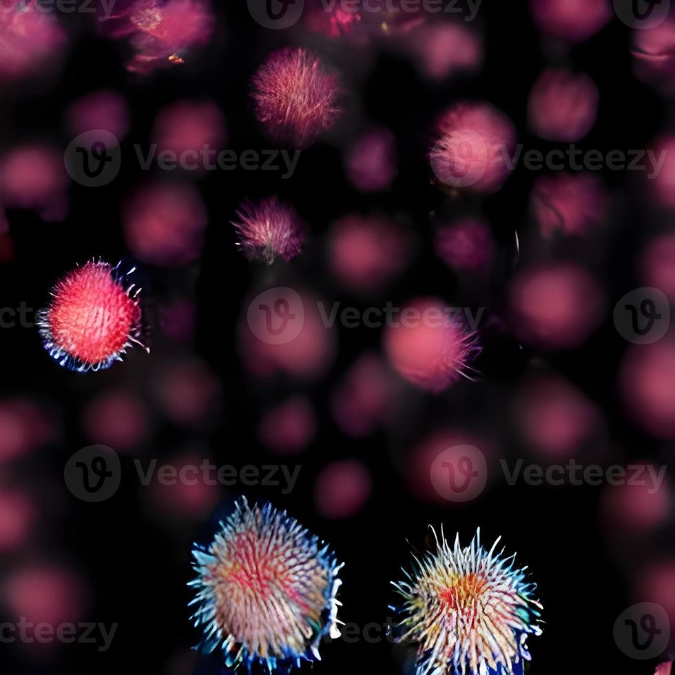 covid-19, brote de coronavirus, virus flotando en un entorno celular, antecedentes de influenza coronavirus, epidemia de enfermedad viral, representación 3d del virus, ilustración del organismo, virus visto micro foto