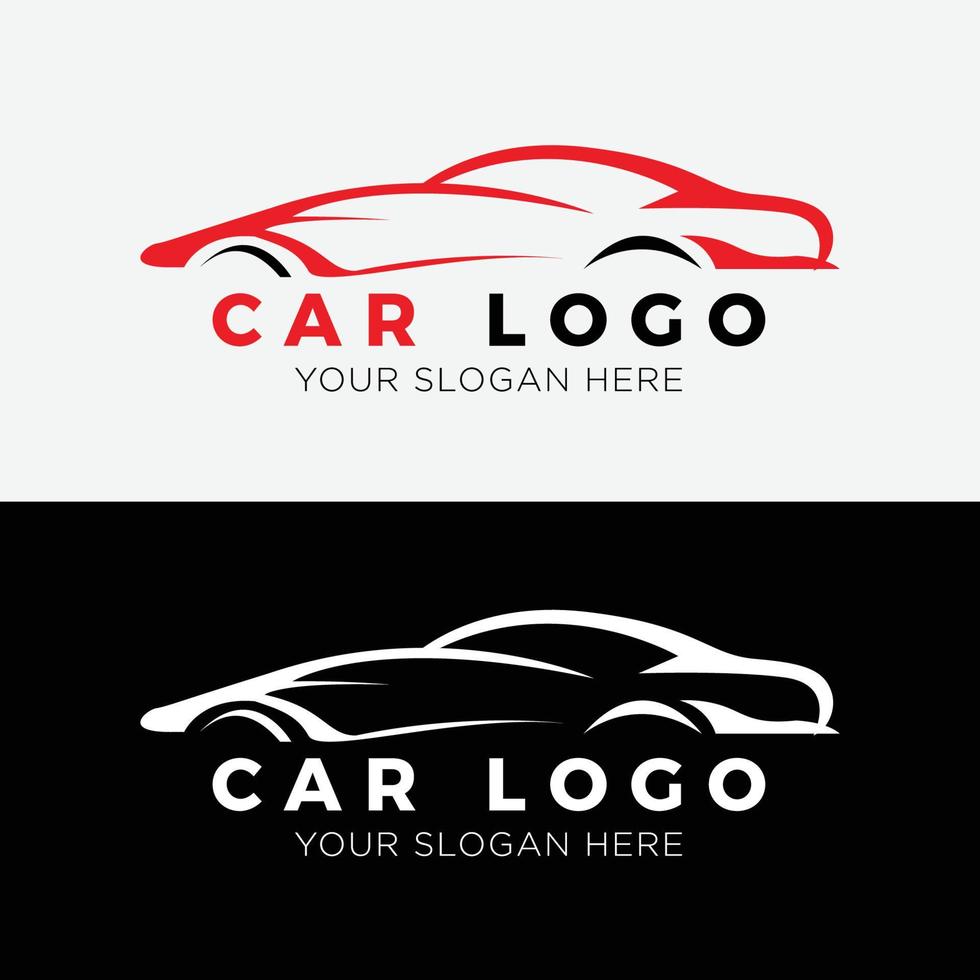 diseño de logotipo de coche vector