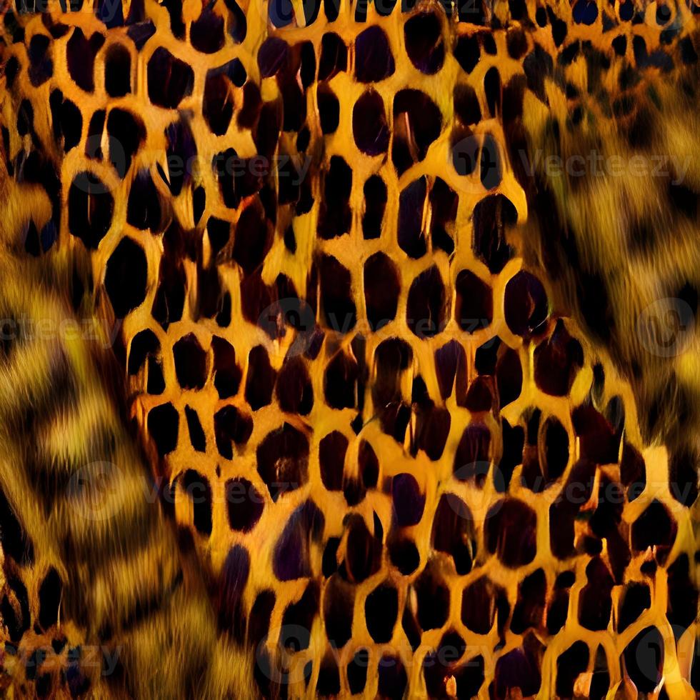 leopard rounds silk scarf design, fashion textile. photo