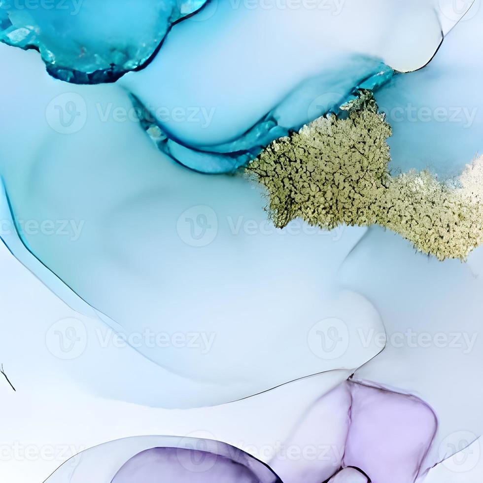 Alcohol ink abstract texture, trendy wallpaper. Art for design project as background for invitation or greeting cards, flyer, poster, presentation, wrapping paper photo