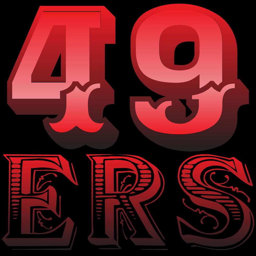 camiseta de los 49ers de san francisco vector