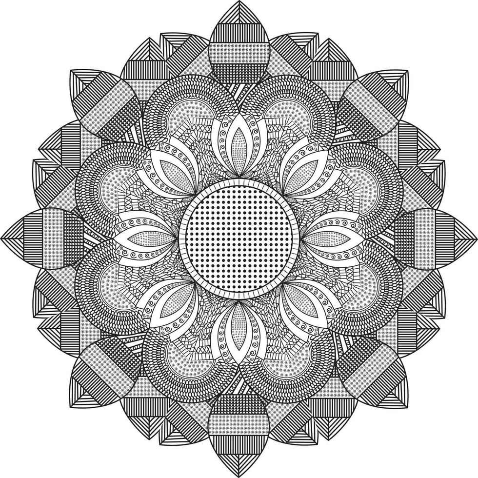 Mandala Design Template vector
