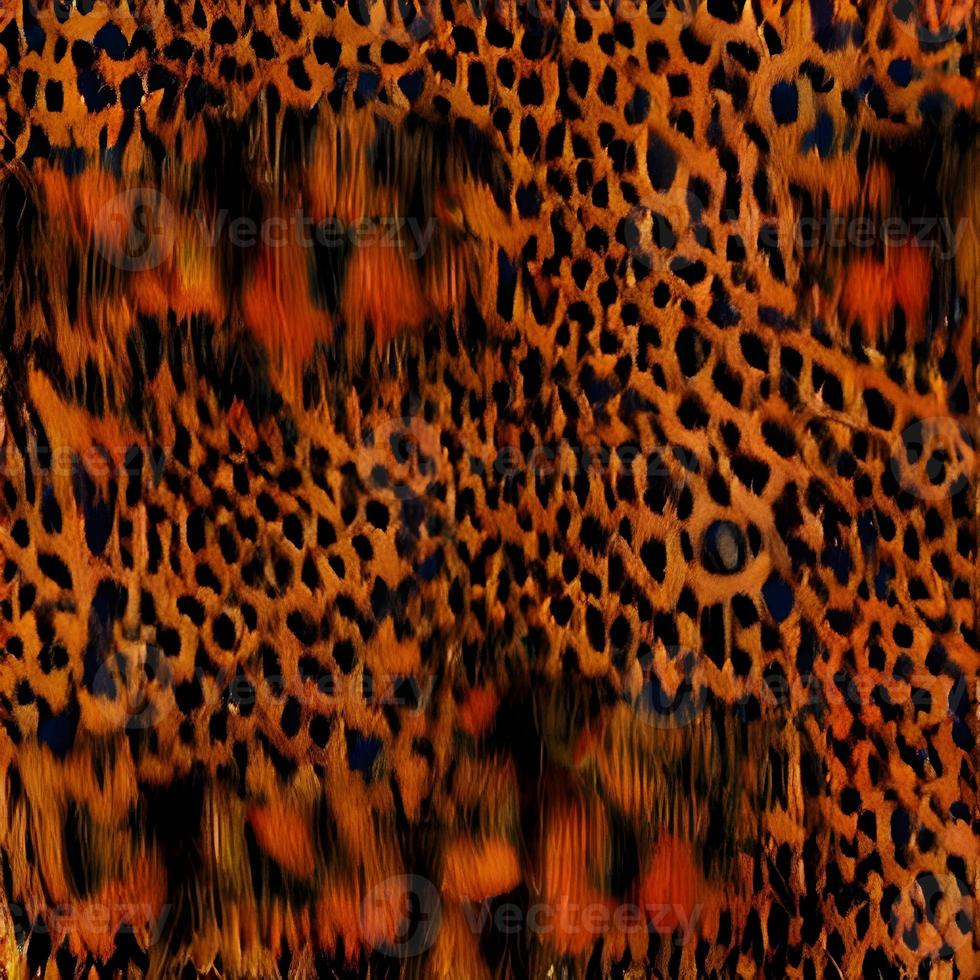 diseño de bufanda de seda redonda de leopardo, textil de moda. foto