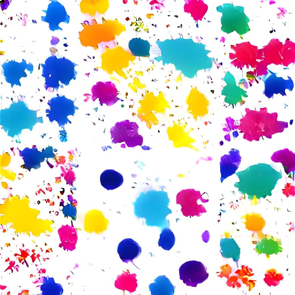 Ink Stains Seamless Pattern. Fashion Concept. Distress Print. Summer Surface Textile. Ink Stains. Spray Paint. Splash Blots. Artistic Creative Background. photo