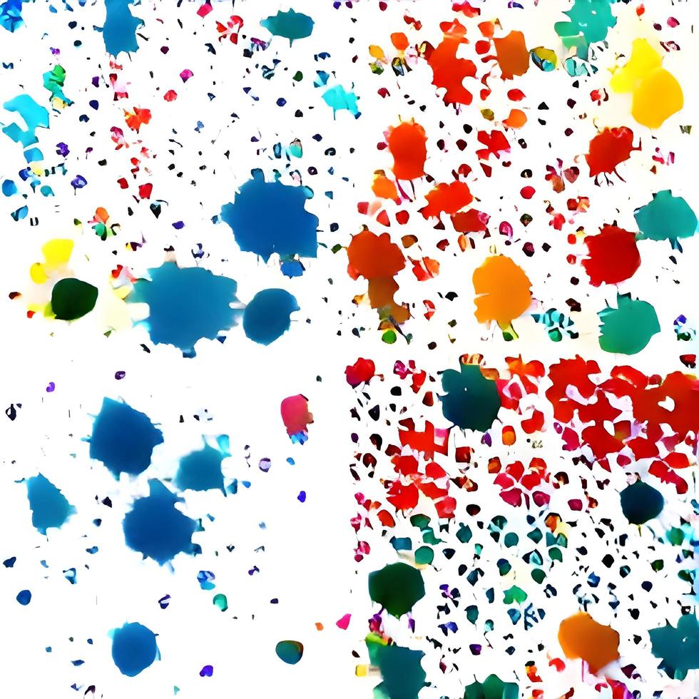 Seamless pattern from color splashes and smudges. Fashion camouflage. photo