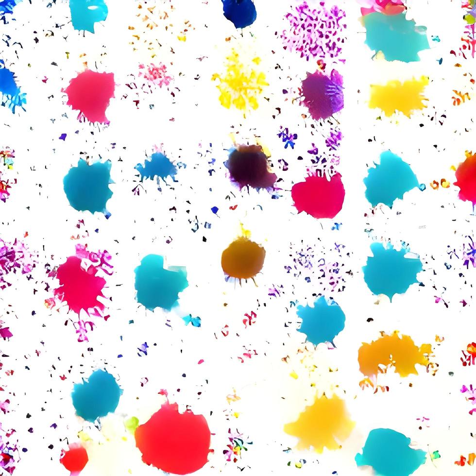 Ink Stains Seamless Pattern. Fashion Concept. Distress Print. Summer Surface Textile. Ink Stains. Spray Paint. Splash Blots. Artistic Creative Background. photo