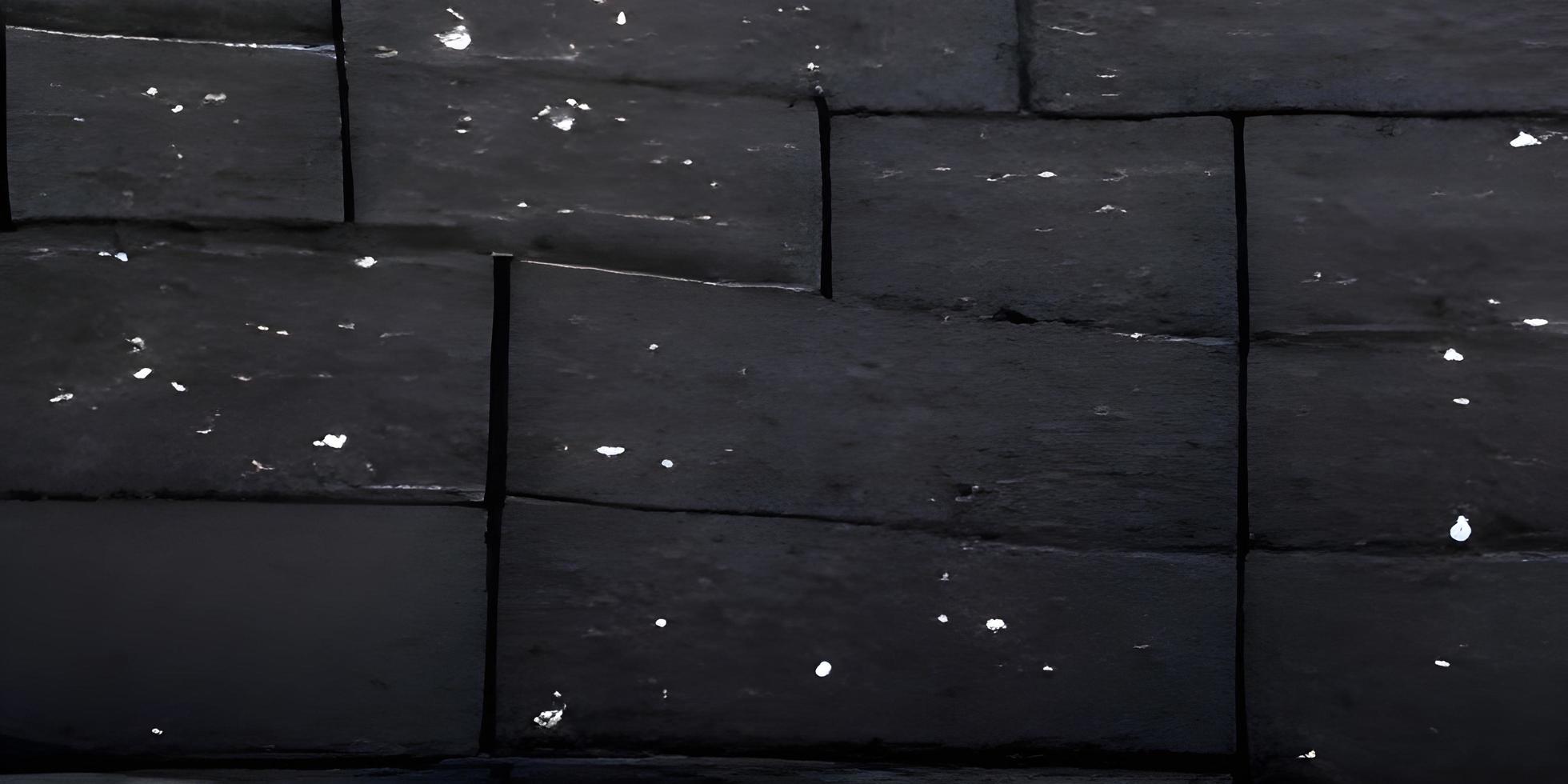 black stone background. Black brick stone texture background. Free