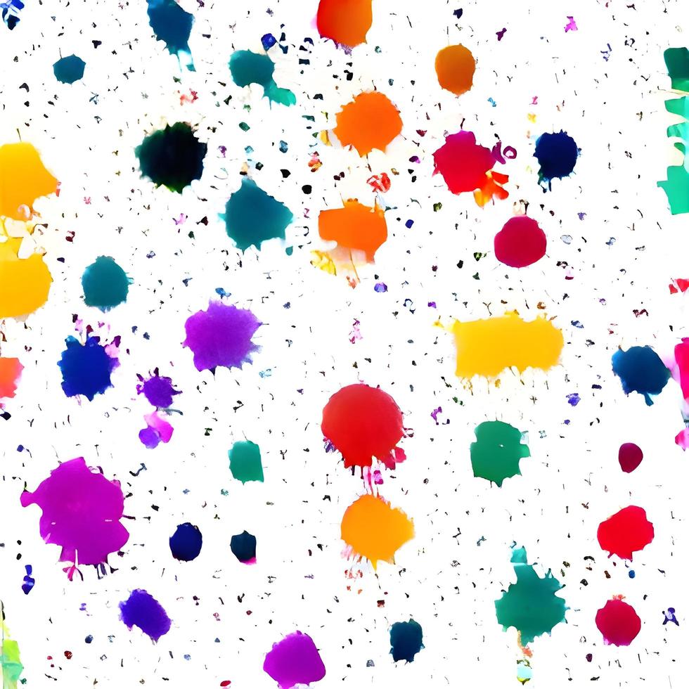 Abstract colorful background with splashes. Textured grunge seamless pattern. photo