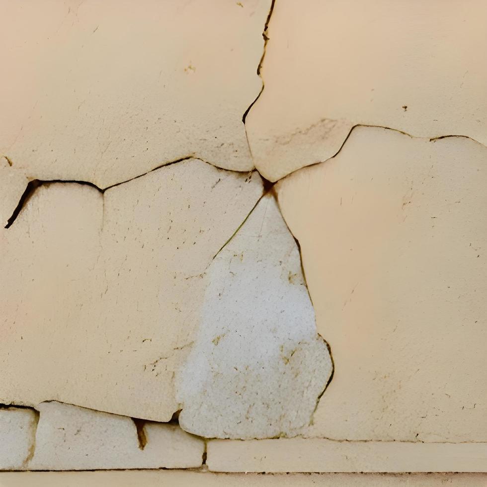 computer generated seamless tile image of cracked plaster in light beige or eggshell. tiles seamlessly photo