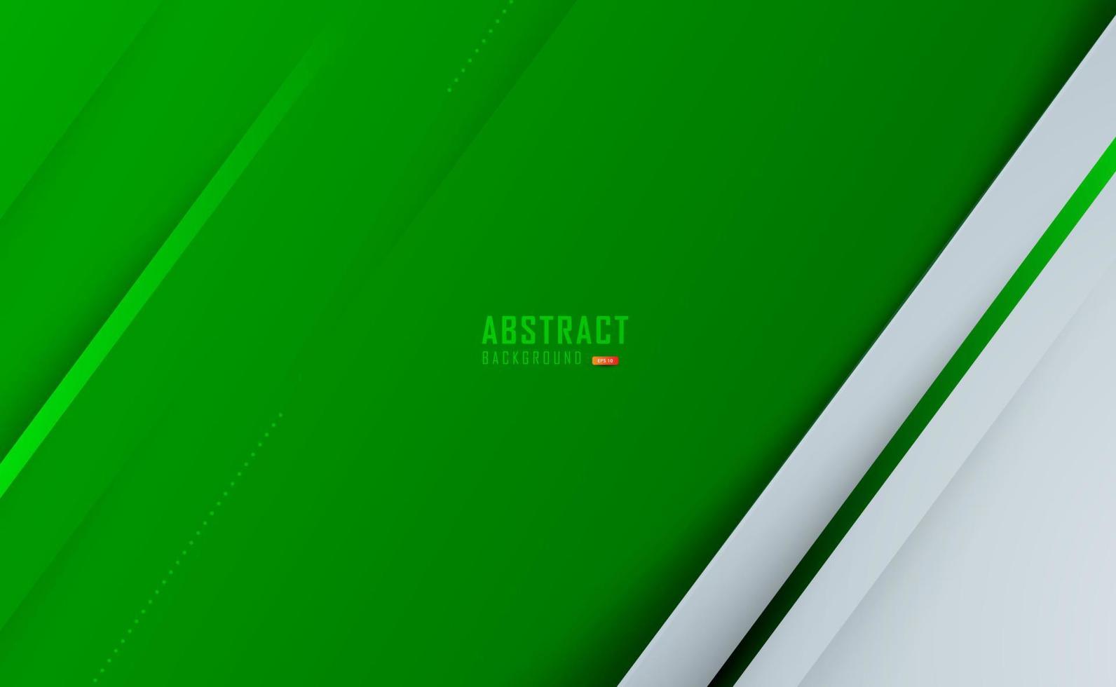 Green background with overlapping dimension and silver frame, shadow scratch effect for banner, wallpaper, sales banner, poster, abstract green motion backgrounds white space for text vector