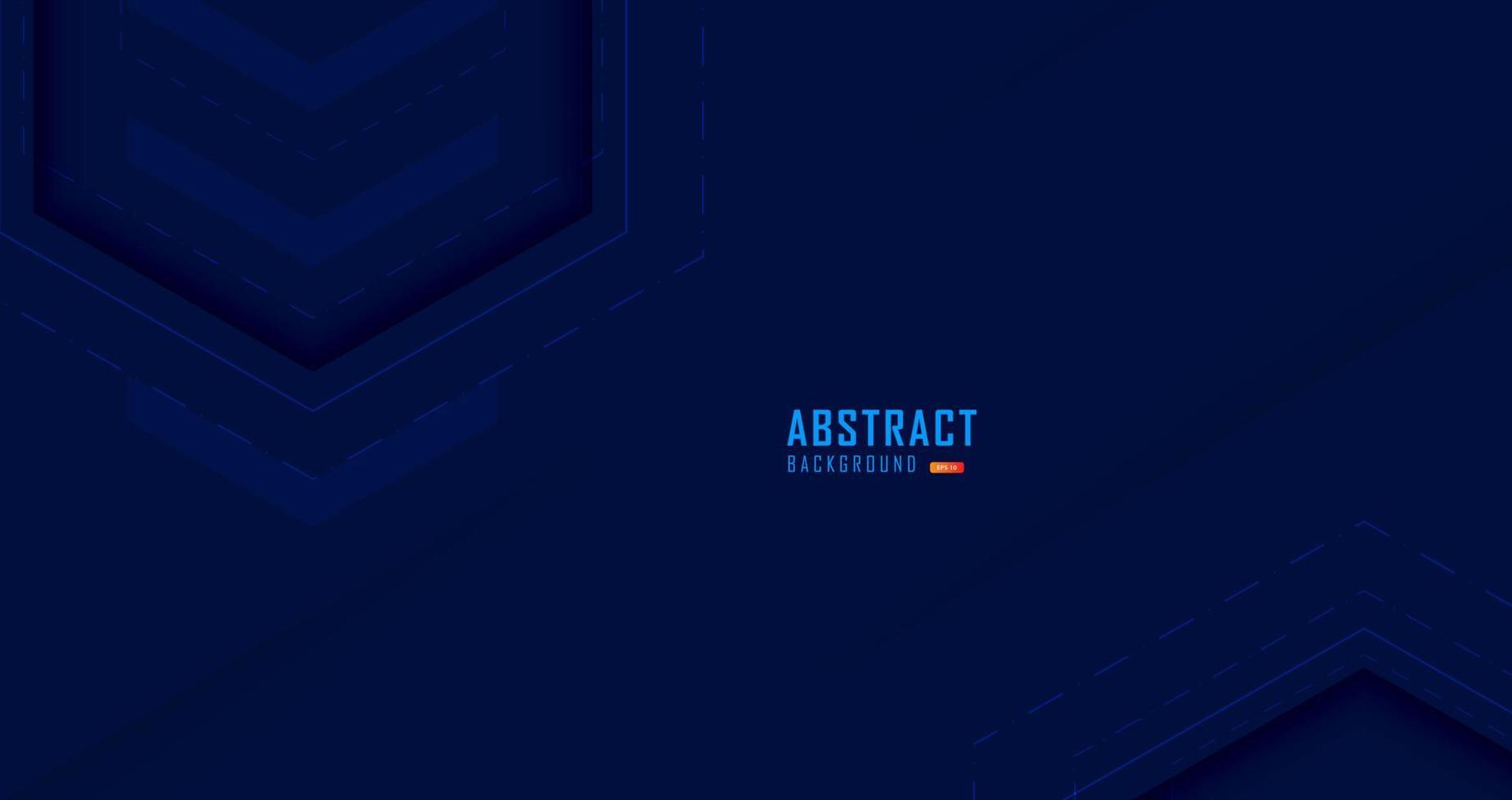 Abstract dark blue background with hexagon shape and memphis ornament for banner, wallpaper, sales banner, poster, abstract blue navy motion backgrounds white space for text vector