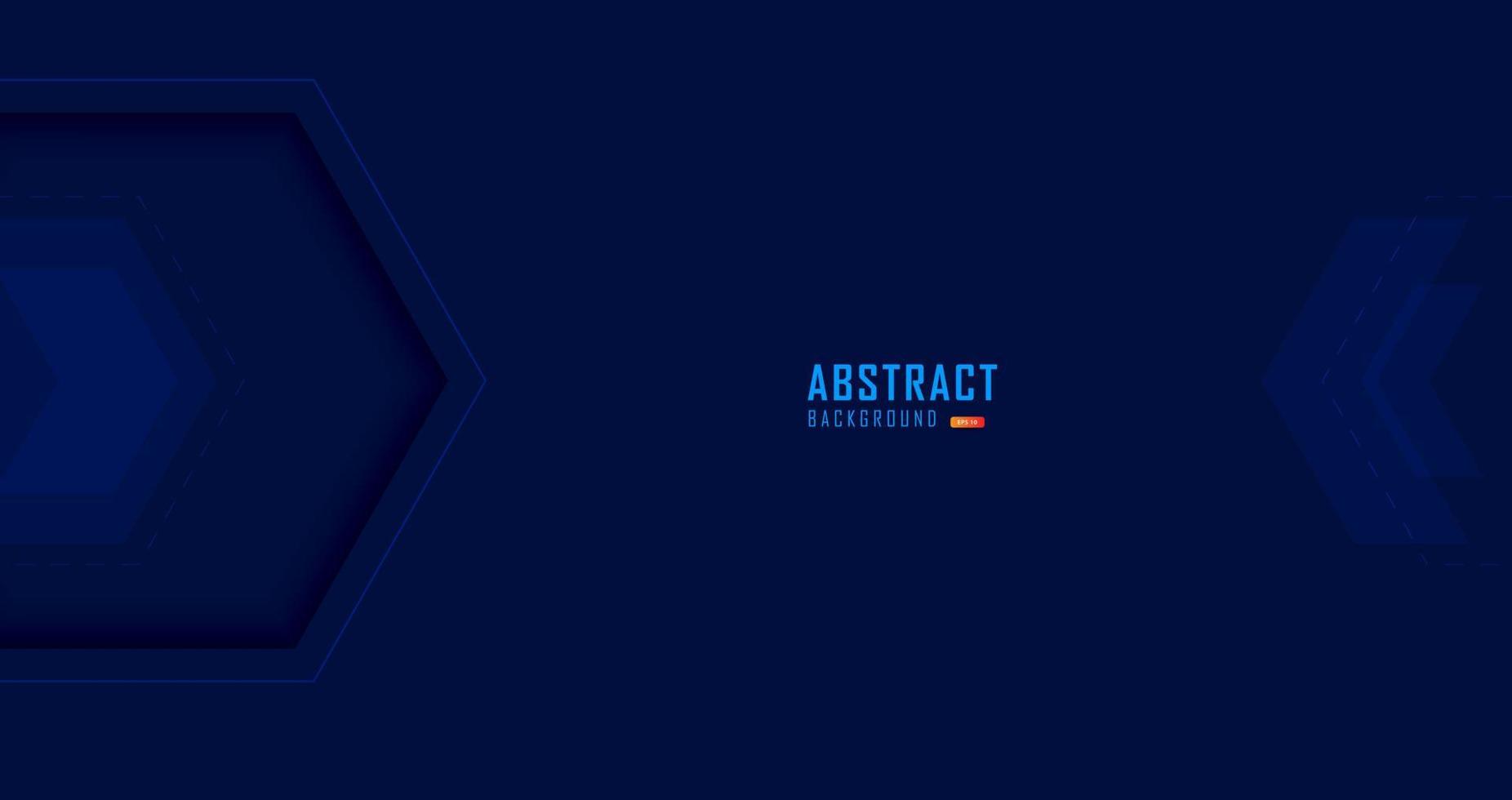 Abstract dark blue background with hexagon shape and memphis ornament for banner, wallpaper, sales banner, poster, abstract blue navy motion backgrounds white space for text vector