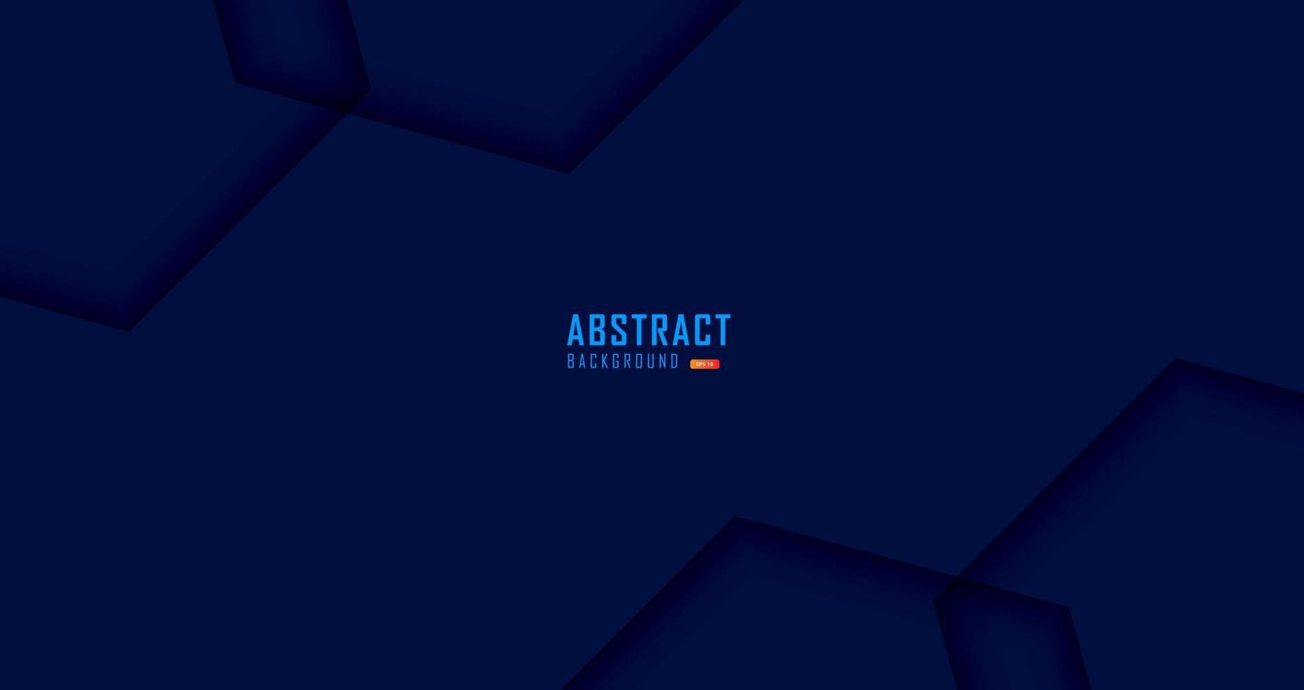 Abstract dark blue background with hexagon shape and memphis ornament for banner, wallpaper, sales banner, poster, abstract blue navy motion backgrounds white space for text vector