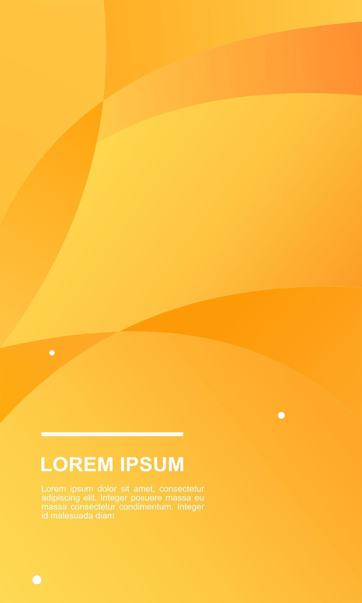 Vector colorful abstract fluid geometric gradient background yellow