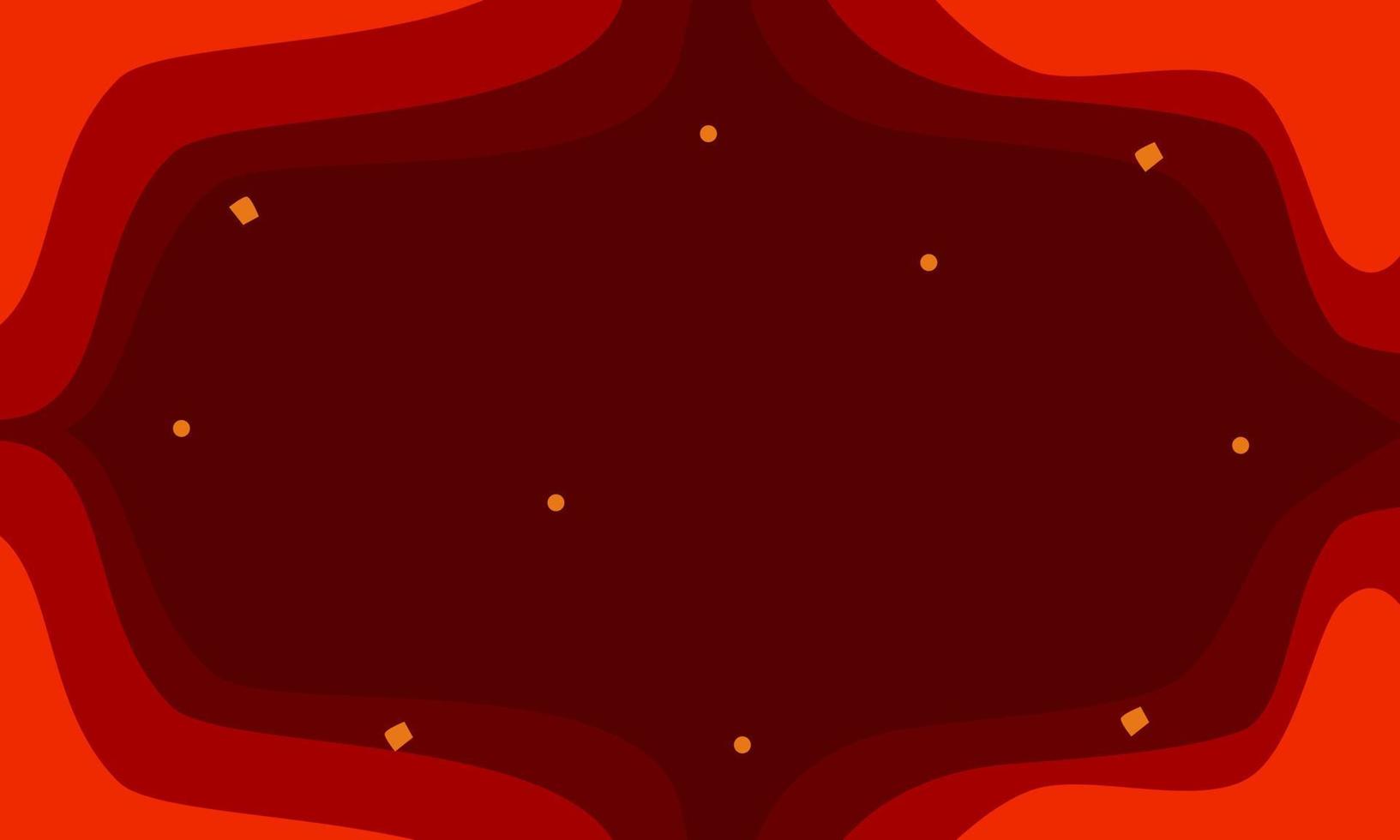 banner diseñado resumen fondo papel estilo rojo naranja vector