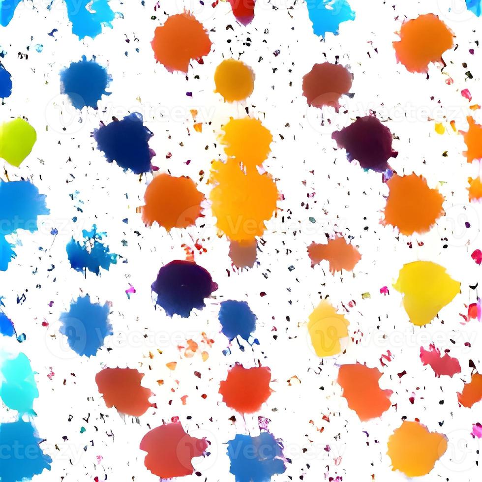 Abstract colorful background with splashes. Textured grunge seamless pattern. photo