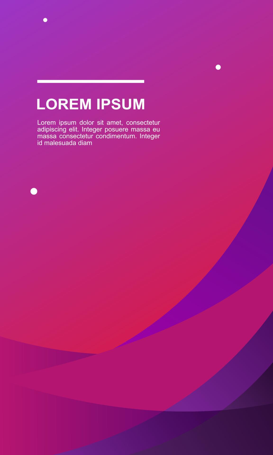 Vector colorful abstract fluid geometric gradient background blue