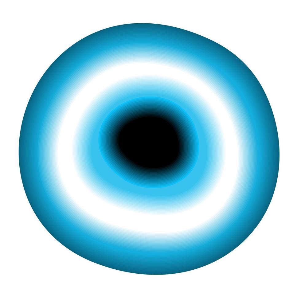 ilustración vectorial aislada del mal de ojo. vector