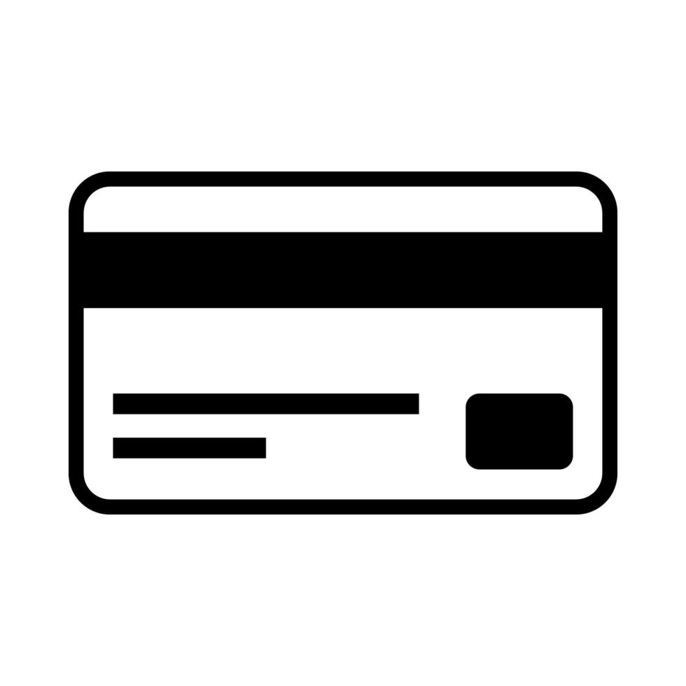 Debit and credit card icon vector