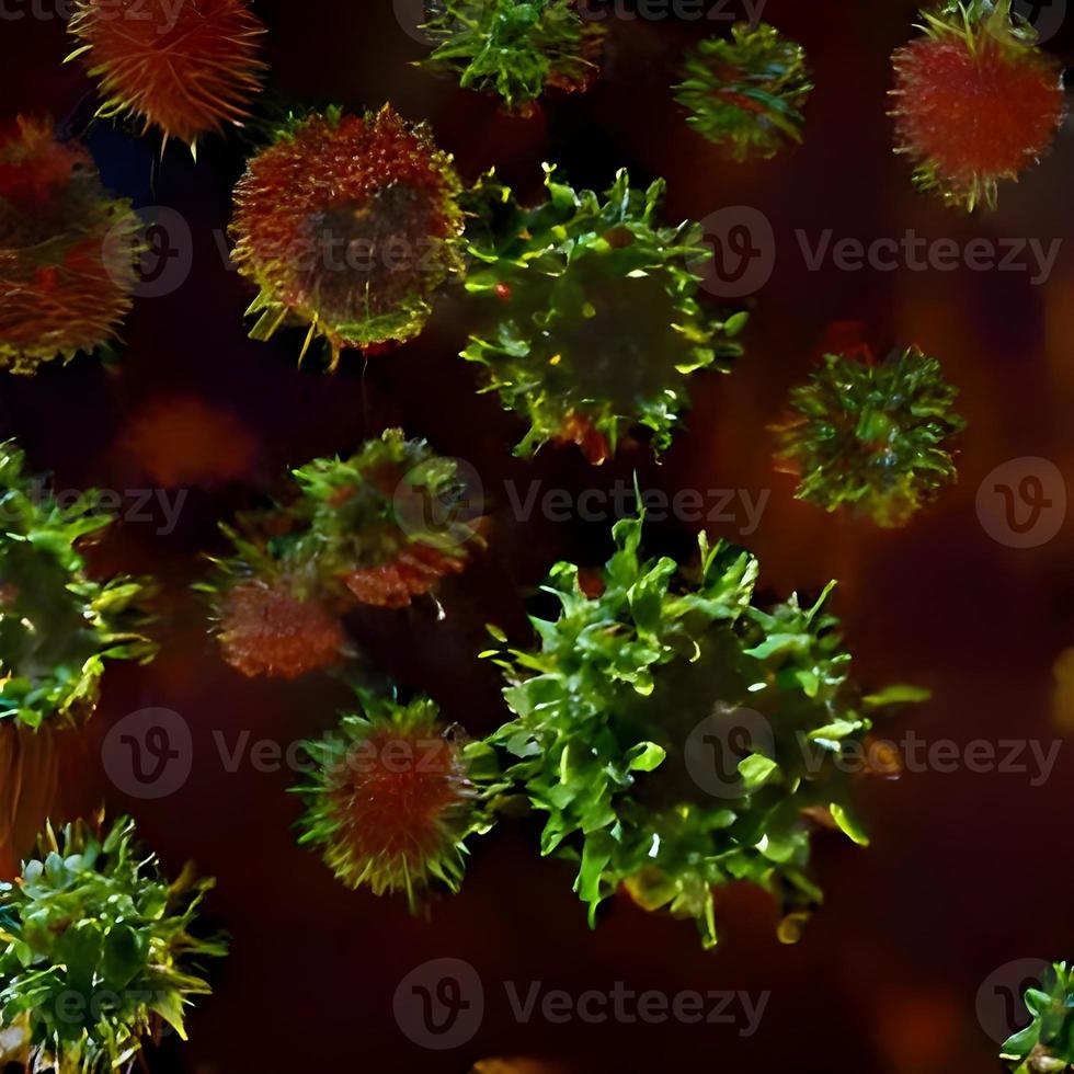 covid-19, coronavirus outbreak, virus floating in a cellular environment , coronaviruses influenza background, viral disease epidemic, 3D rendering of virus, organism illustration, virus seen micro photo
