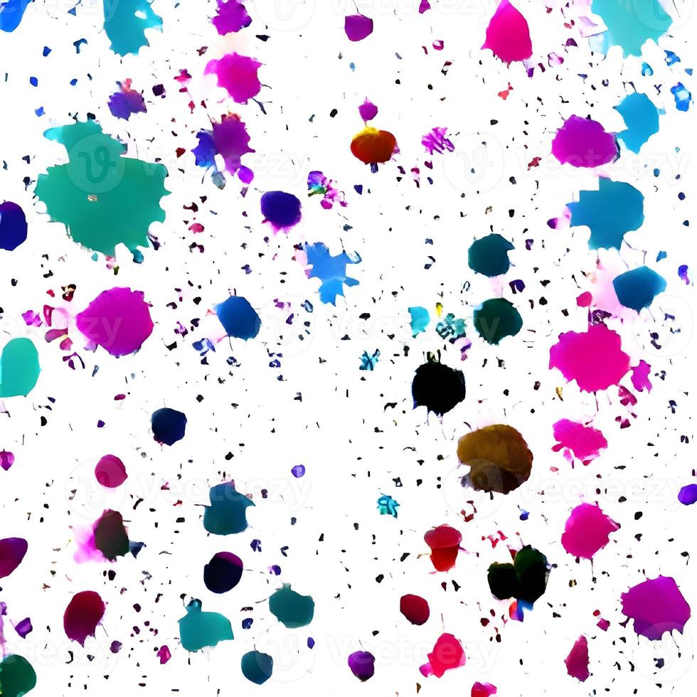 Seamless pattern from color splashes and smudges. Fashion camouflage. photo