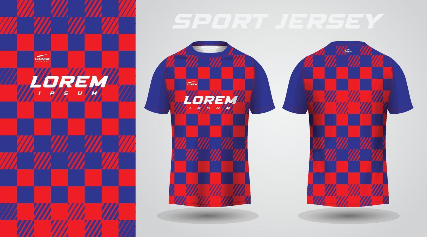 red blue shirt sport jersey design 11201143 Vector Art at Vecteezy