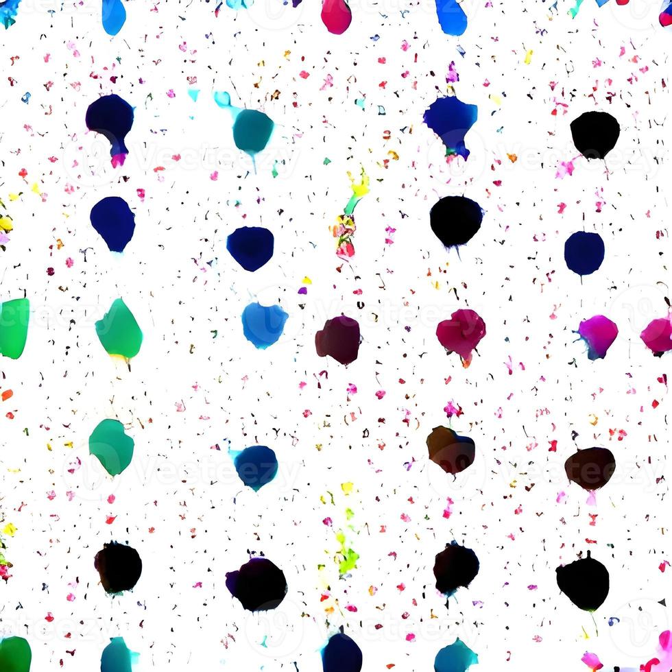 Paint splatter seamless pattern. Repeated abstract pattern. Background color splash. Grunge ink texture. Spray spatter blot. Repeating brush stroke wallpaper for design prints. photo
