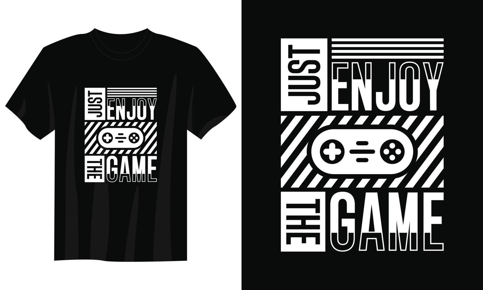 simplemente disfruta del diseño de camisetas de juegos de juegos, diseño de camisetas de jugadores de juegos, diseño de camisetas de juegos vintage, diseño de camisetas de juegos de tipografía, diseño de camisetas de jugadores de juegos retro vector