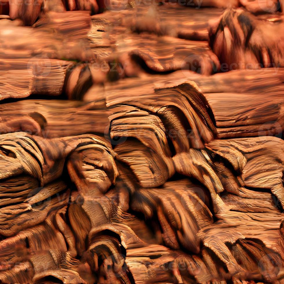 fondo de textura de madera marrón procedente de un árbol natural. el panel de madera tiene un hermoso patrón oscuro, textura de piso de madera dura foto