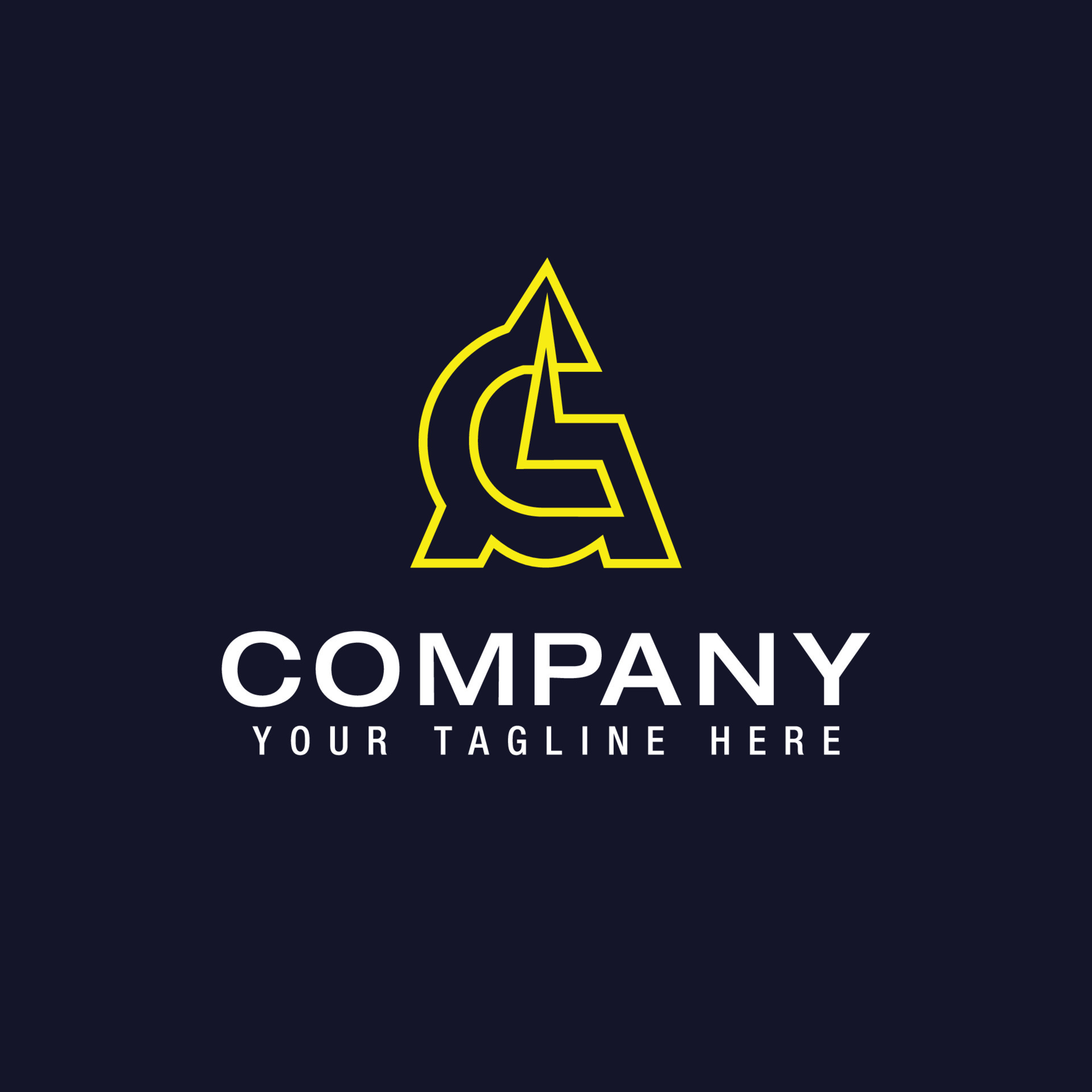 A G logo concept, initial AG or GA vector illustration 11202233 Vector