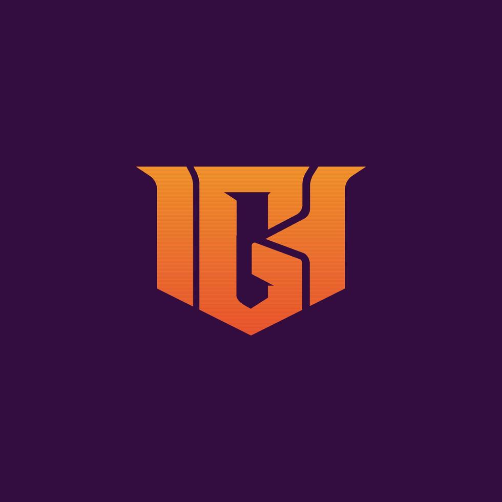 Esport G Gaming Logo Design Template Inspiration. e-sport letter logo design concept template vector
