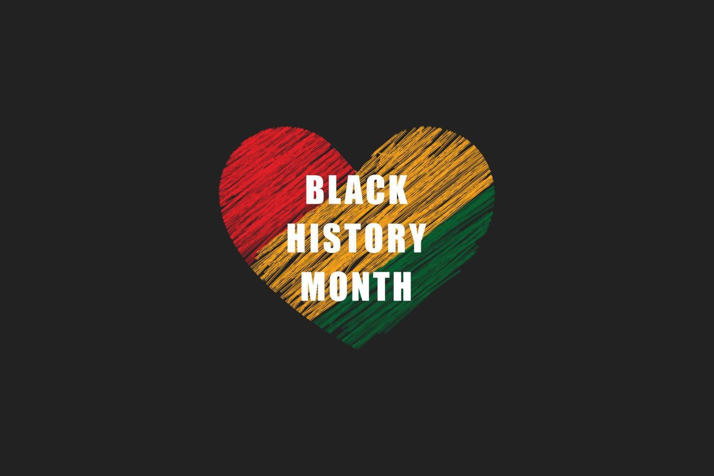 Black History Month background. Vector illustration of design template for national holiday. Annual celebration in february in USA and Canada, october in UK vector illustration