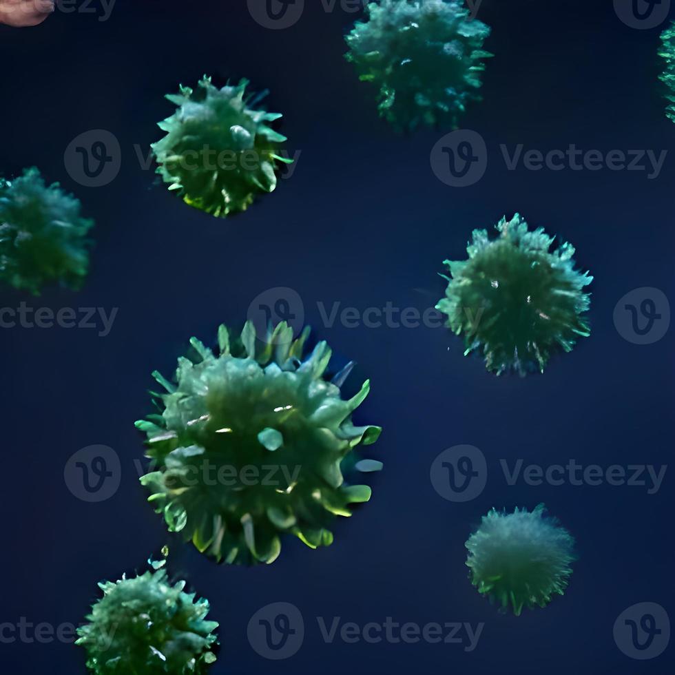 covid-19, coronavirus outbreak, virus floating in a cellular environment , coronaviruses influenza background, viral disease epidemic, 3D rendering of virus, organism illustration, virus seen micro photo