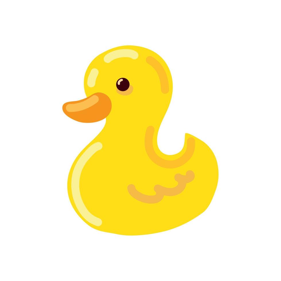 rubber duck toy vector