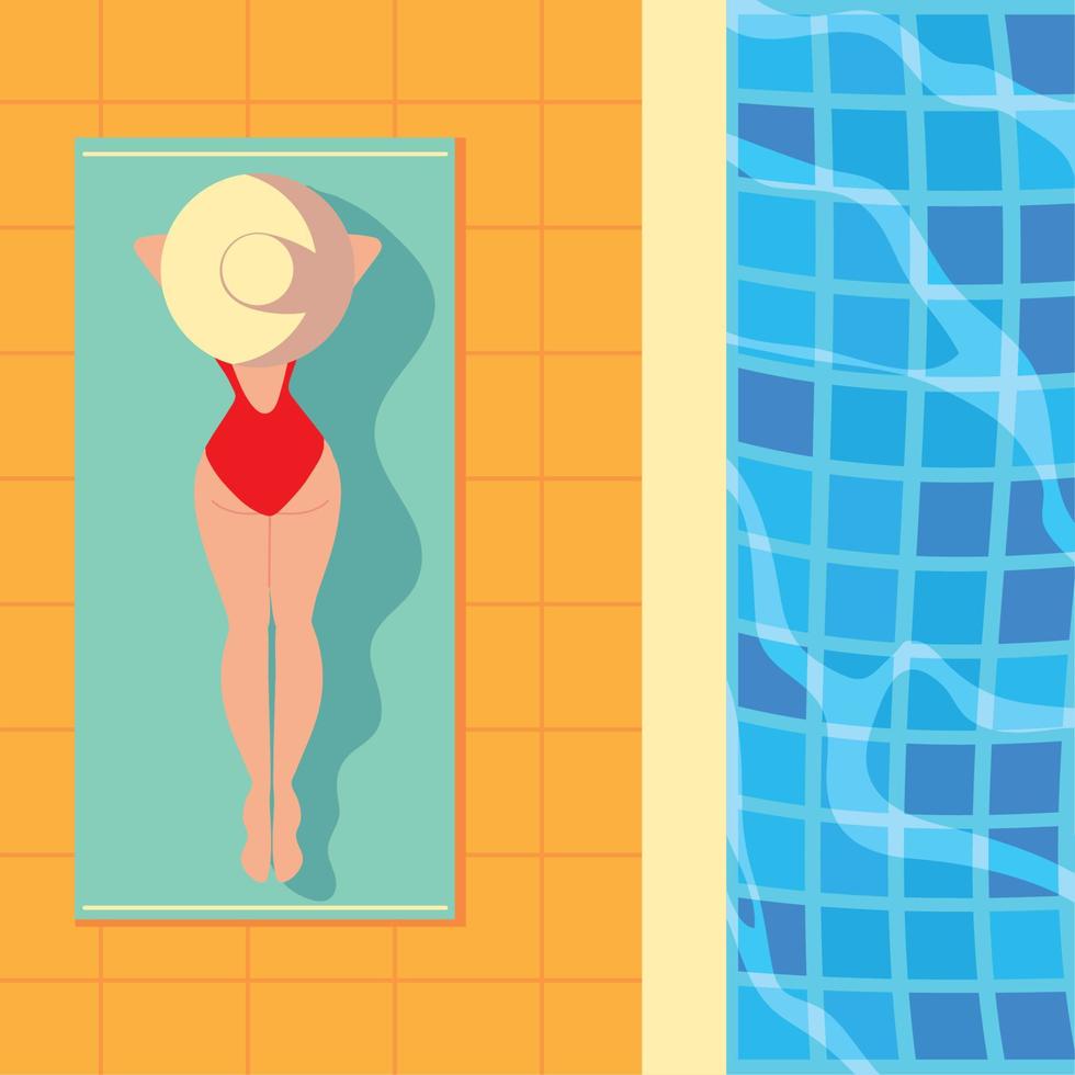 summer time concept vector