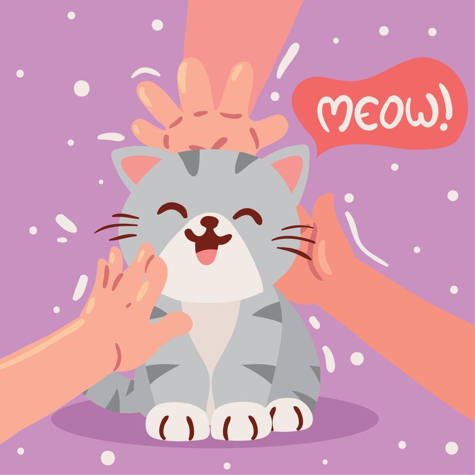 everybody loves cat vector